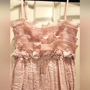 Light pink party dress. Size: Small. Mini length